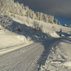 Langlaufloipe hinter der Sonnenalm