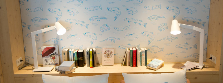Schwimmbad-Bibliothek