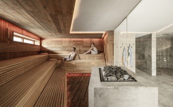 Finnische Sauna