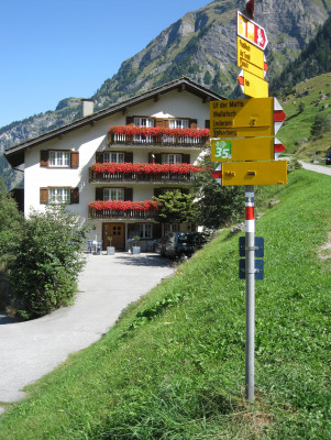 Idealer Ausgangspunkt für Wanderungen