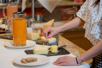 Frühstück im Hotel Walserberg