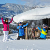 Familienspass im Schnee
