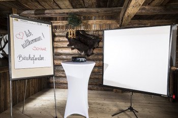 für Seminare das Equipment