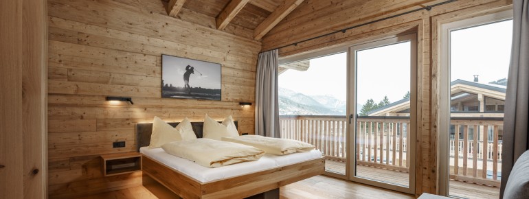 Schlafzimmer im Chalet
