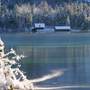 Almsee mit Dünner Eisdecke