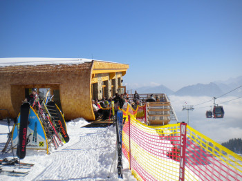 Gondelauffahrt Hahnenkamm