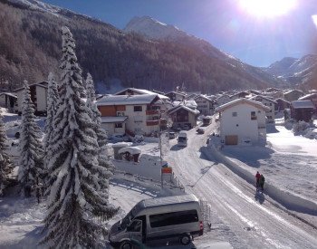 Saas-Almagell im Winter