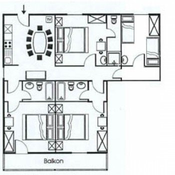 Wohnung Wossaveranda
