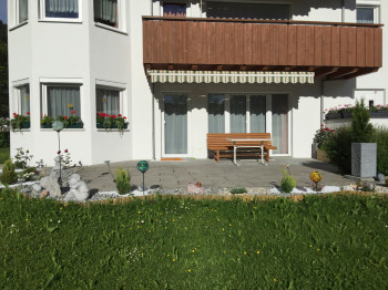 Terasse des Appartements Burtschakopf