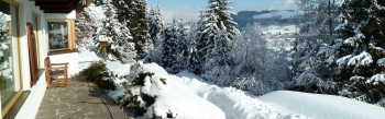 Ausblick Wohnung Panorama im Winter