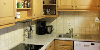 Gut ausgestattete Küche Wohnung Hahnenkamm