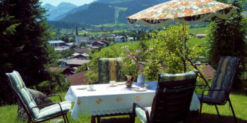 Ausblick von der Terrasse Wohnung Panorama