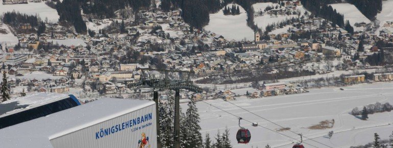 Skifahren wie ein König am Hausberg Königslehen...