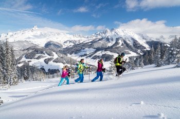 Schneeschuhwandern in Filzmoos, nahe Dachstein