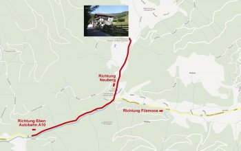 Anreise B&B Pension Landhaus Vierthaler