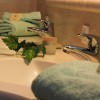 Badezimmer im mediteranen Stil