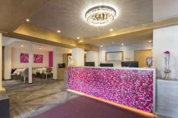 Rezeption Hotel Toalstock Fiss