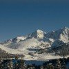 Aussicht vom Haus ins Skigebiet Kühtai