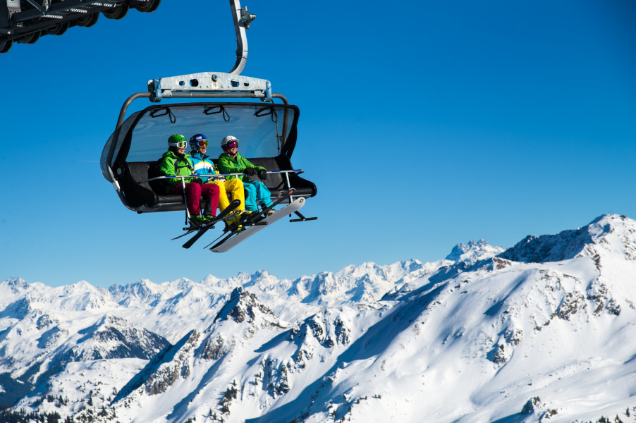 Skifahren im Montafon