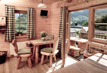 Gemütliche Wohnstube im Murmeltierchalet