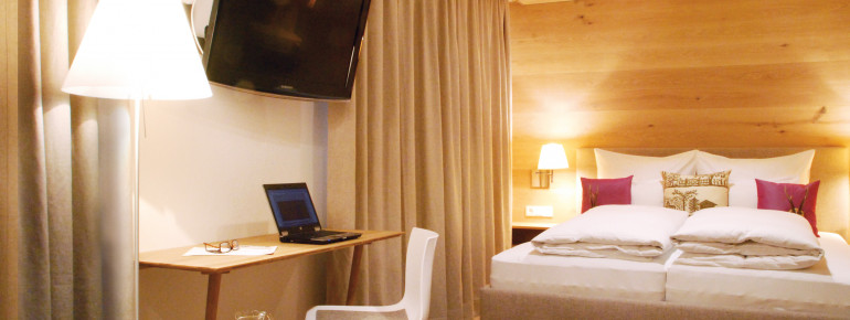 Wohnschlafzimmer im Familienappartement