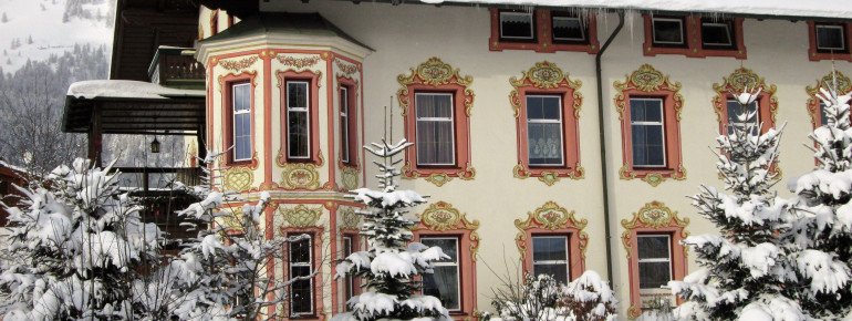 Hausansicht im Winter
