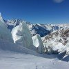 Gletscher skifahren