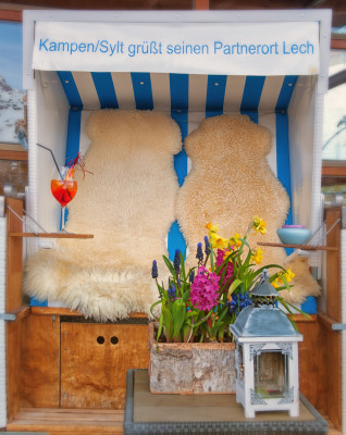 Unser Strandkorb, nicht nur bei Rauchern beliebt!