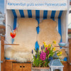 Unser Strandkorb, nicht nur bei Rauchern beliebt!