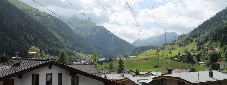 Aussicht vom Balkon