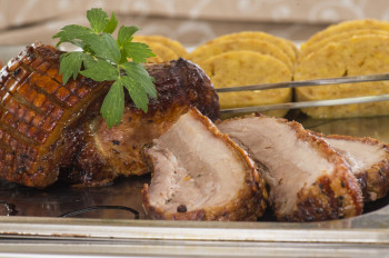 Schweinebraten- Spezialität des Hauses