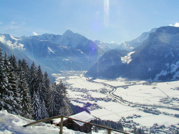 Panoramablick direkt vom Appartement Ramona