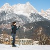 Langlaufloipe direkt vor der Hoteltür