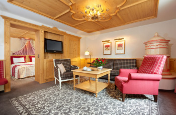Romantik Suite in der Krone von Lech