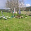 Liegewiese, Grillplatz und Spielplatz