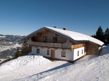 Scheibenwald Alm im Winter