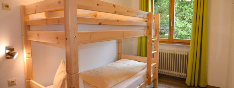 Schlafzimmer mit Etagenbett