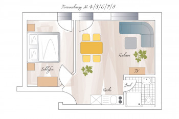 Grundriß Apartment 07