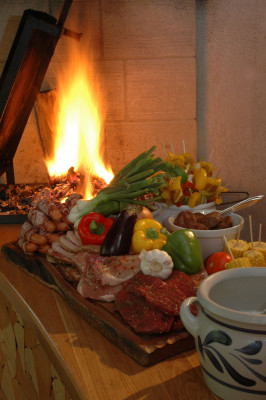 im Grillpavillon