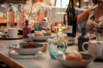 Gedeckter Tisch