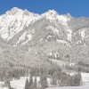 Ausblick FEWO kl. Skilift/Loipe, Bergwelt Hahnenkamm