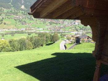 Aussicht vom Balkon