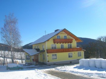 Hofbild im Winter