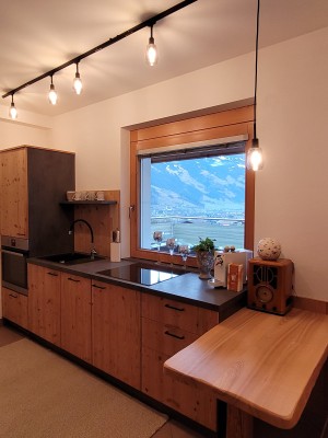 Apartment Zirbe - Vollholzküche