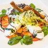 Köstlichkeiten aus eigener Jagd, Landwirtschaft und Fischerei im Schörhof-Restaurant - ausgezeichnet mit dem AMA-Gastrosiegel.