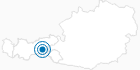 Ski Resort Mayrhofen in the Zillertal: Position on map