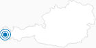 Ski Resort Brandnertal in the Alpenregion Bludenz: Position on map