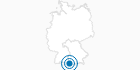 Ski Resort Grünten in the Allgäu: Position on map