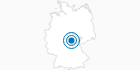 Ski Resort Oberhof am Rennsteig in the Thuringian Forest: Position on map