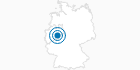 Ski Resort Grevenstein Ostenberg in the Sauerland: Position on map